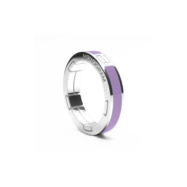 Anello Monogram Mono - Lavender