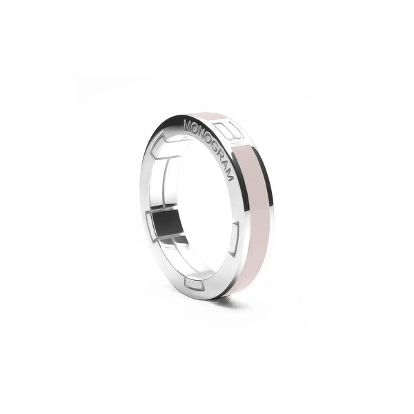 Anello Monogram Mono - Rose