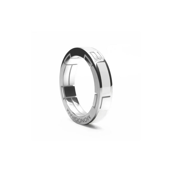 Anello Monogram Multi - Deep White