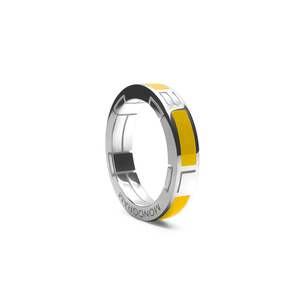 Anello Monogram Multi - Yellow