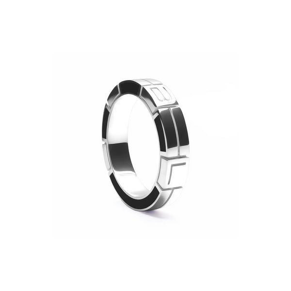 Anello Monogram Verso - Onix Black