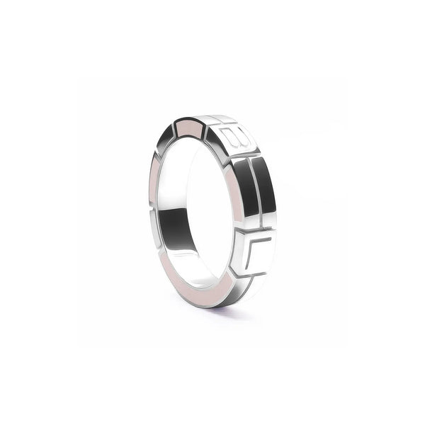 Anello Monogram Verso - Rose
