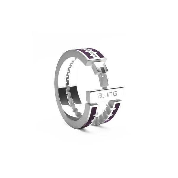 Anello Zip - Aubergine