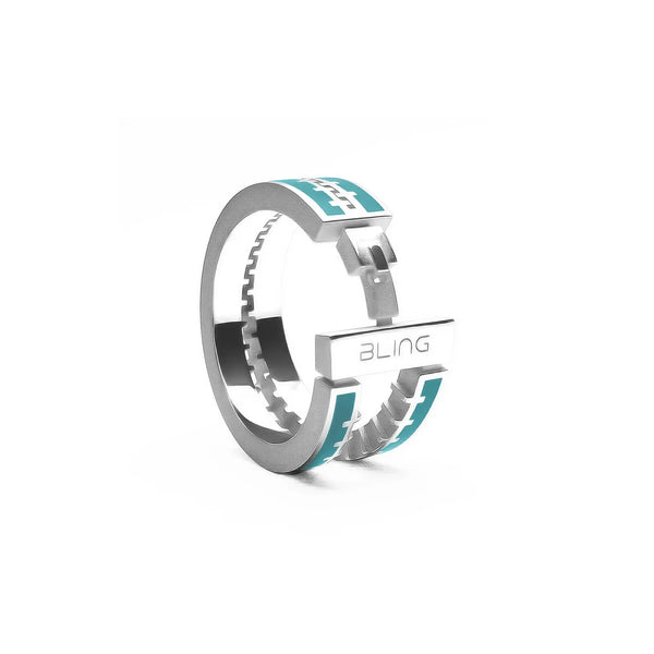 Anello Zip - Cyan