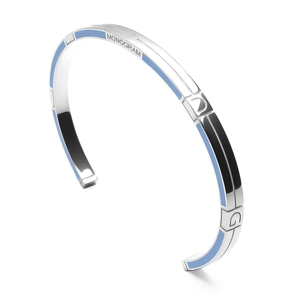 Bracciale Monogram Verso - Columbia Blue