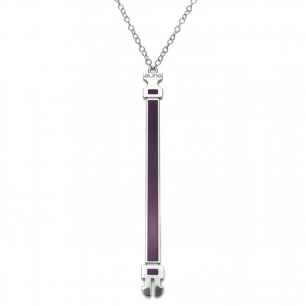 Ciondolo Buckle - Aubergine