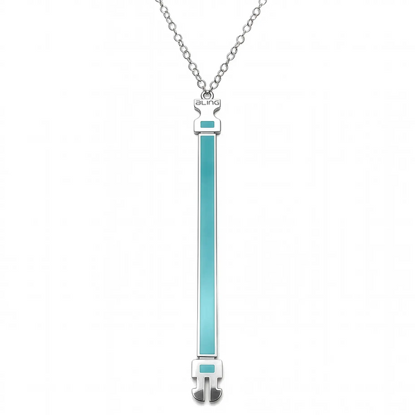 Ciondolo Buckle - Cyan