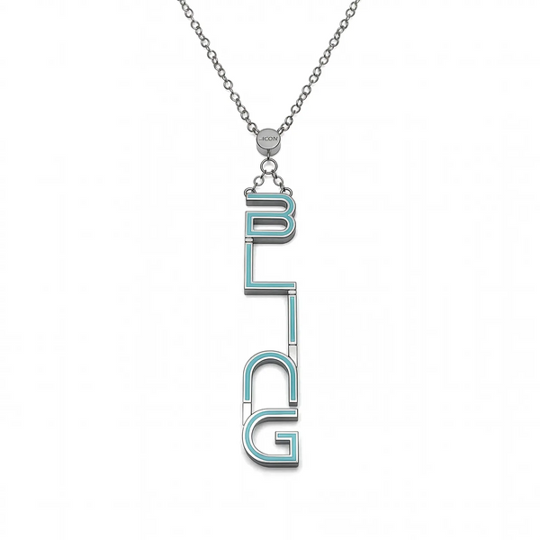 Ciondolo Icon - Cyan