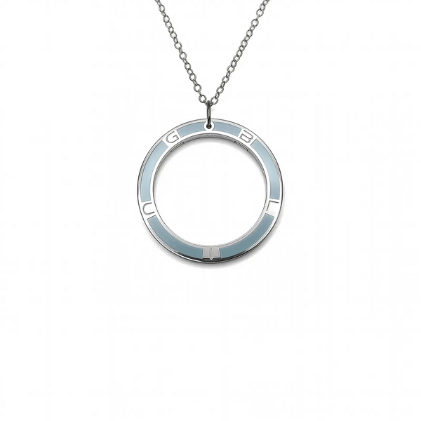 Ciondolo Monogram Multi - Light Blue