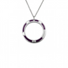 Ciondolo Monogram Verso - Aubergine