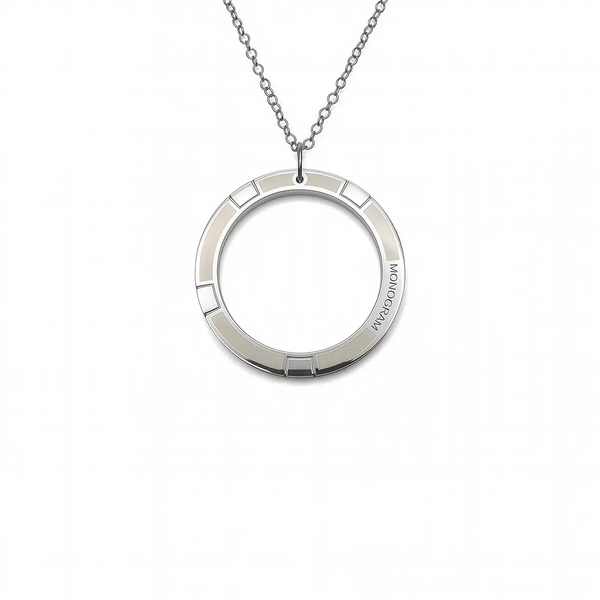 Ciondolo Monogram Verso - Beige