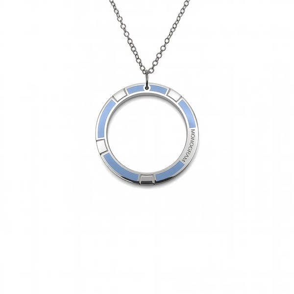 Ciondolo Monogram Verso - Columbia Blue