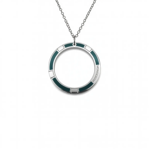 Ciondolo Monogram Verso - Forest