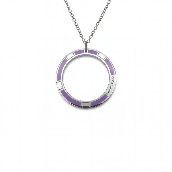 Ciondolo Monogram Verso - Lavender