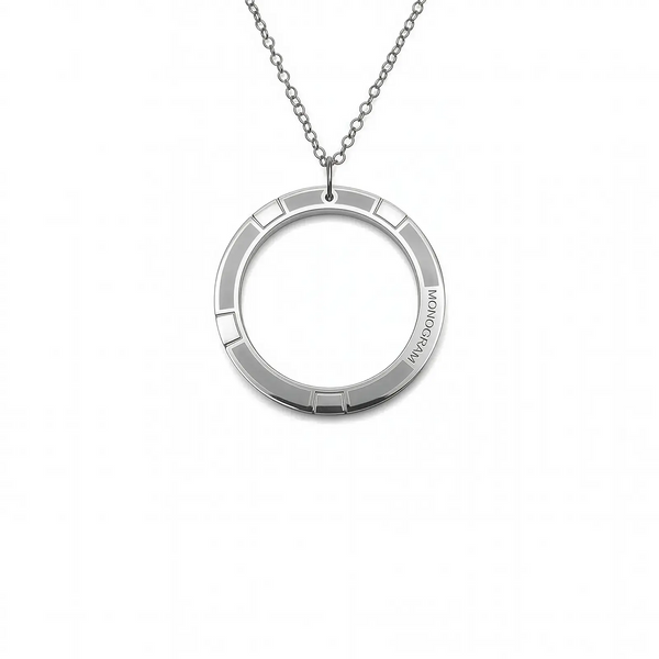 Ciondolo Monogram Verso - Platin Grey