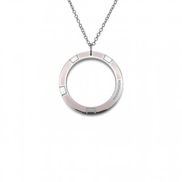 Ciondolo Monogram Verso - Rose