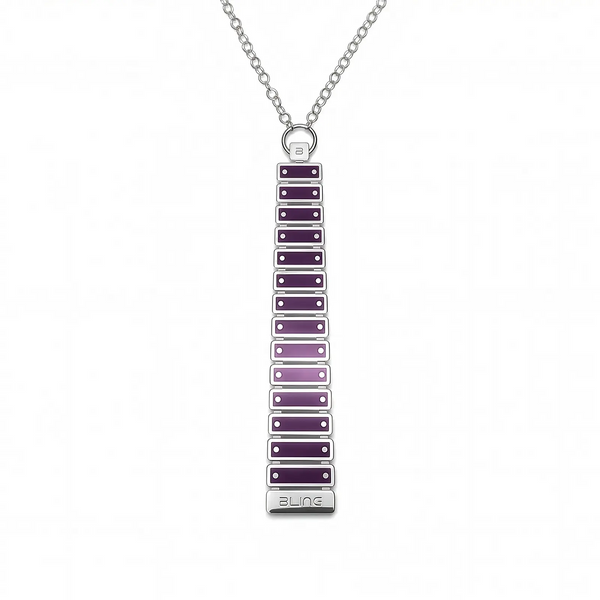 Ciondolo Xilo - Aubergine