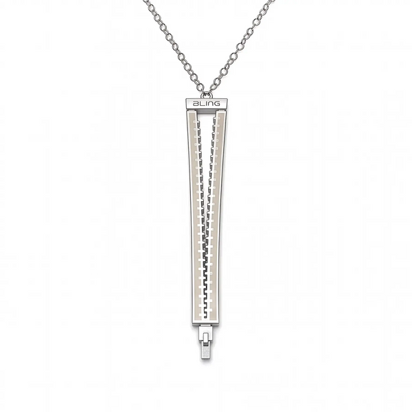 Ciondolo Zip - Beige