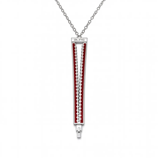 Ciondolo Zip - Burgundy