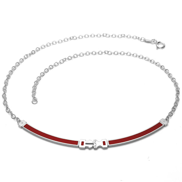 Collana Buckle - Burgundy