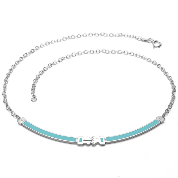 Collana Buckle - Cyan
