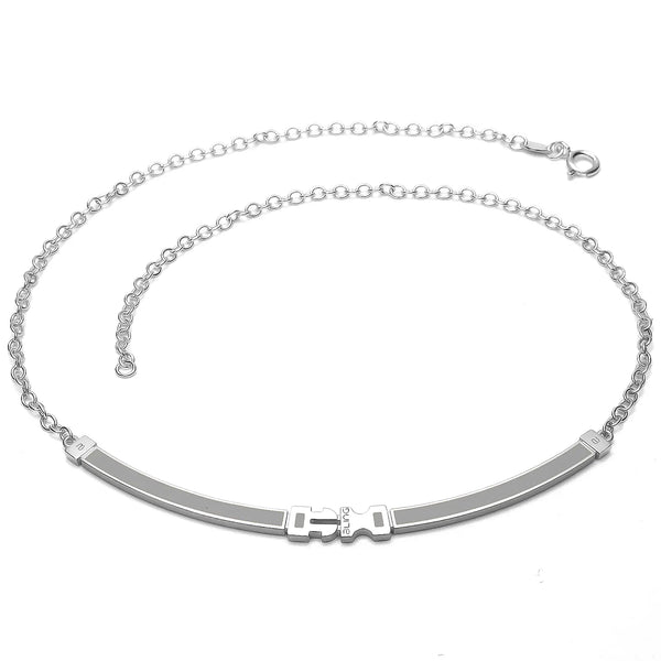 Collana Buckle - Platin Grey