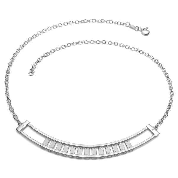 Collana Rail - Deep White