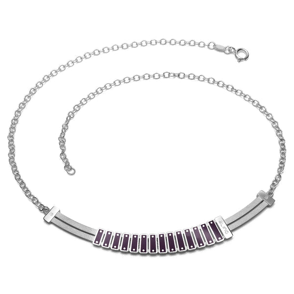 Collana Xilo - Aubergine