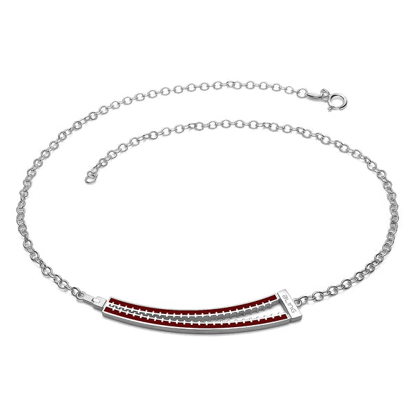 Collana Zip - Burgundy