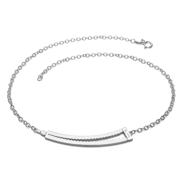 Collana Zip - Deep White