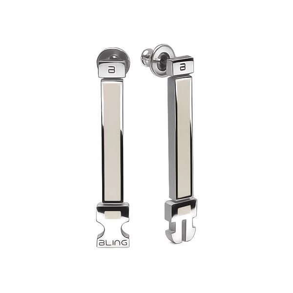 Orecchini Buckle - Beige