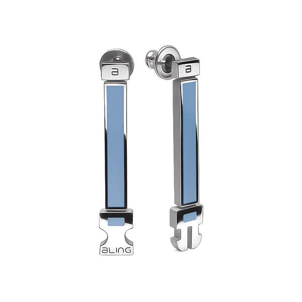 Orecchini Buckle - Columbia Blue