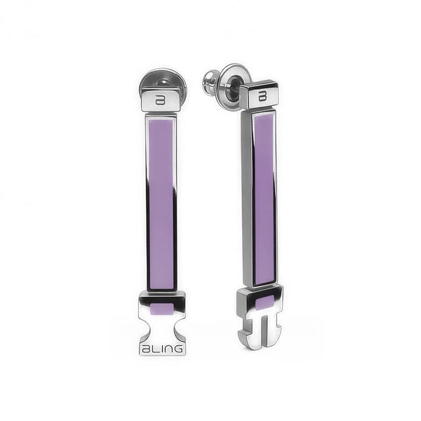 Orecchini Buckle - Lavender