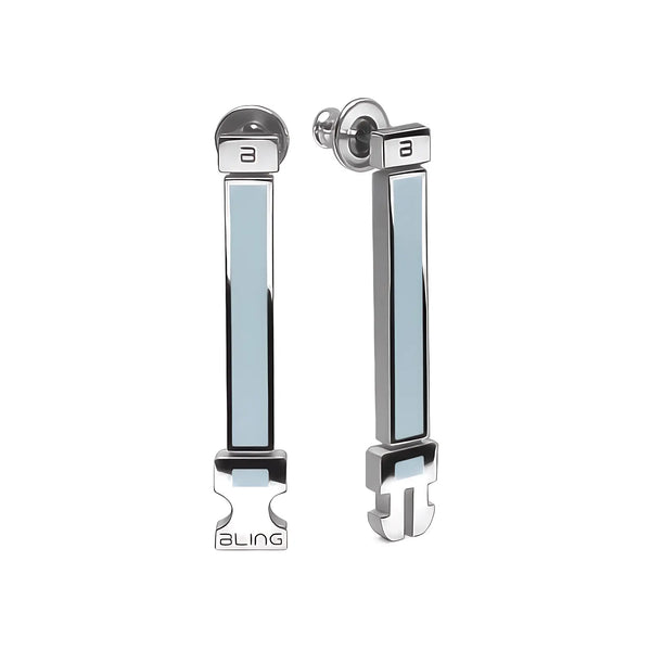 Orecchini Buckle - Light Blue