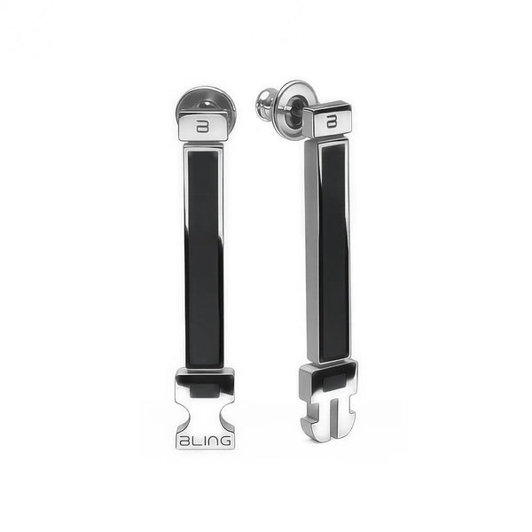 Orecchini Buckle - Onix Black