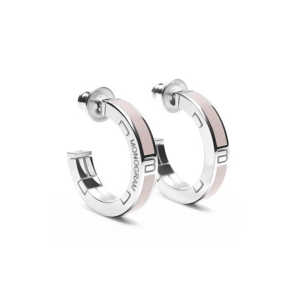 Orecchini Monogram Mono - Rose