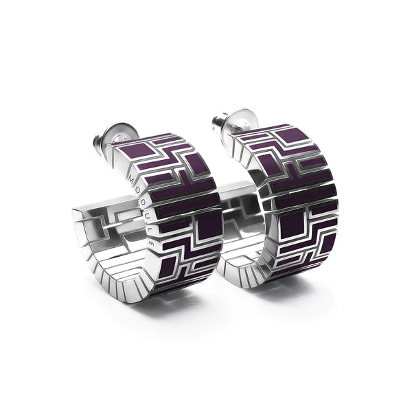 Orecchini Module - Aubergine