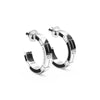 Orecchini Monogram Verso - Onix Black