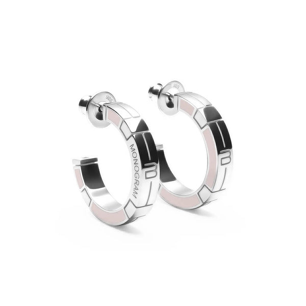 Orecchini Monogram Verso - Rose