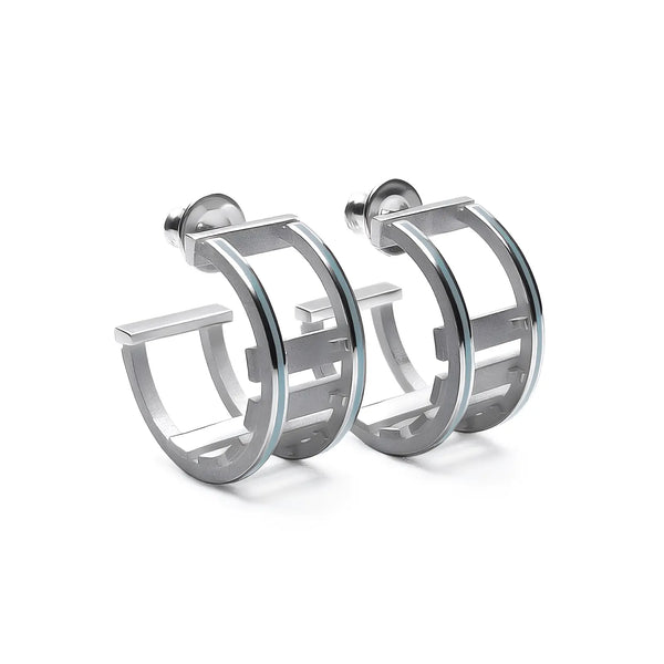 Orecchini Rail - Light Blue