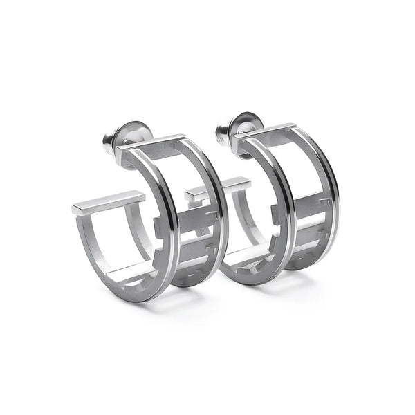 Orecchini Rail - Platin Grey