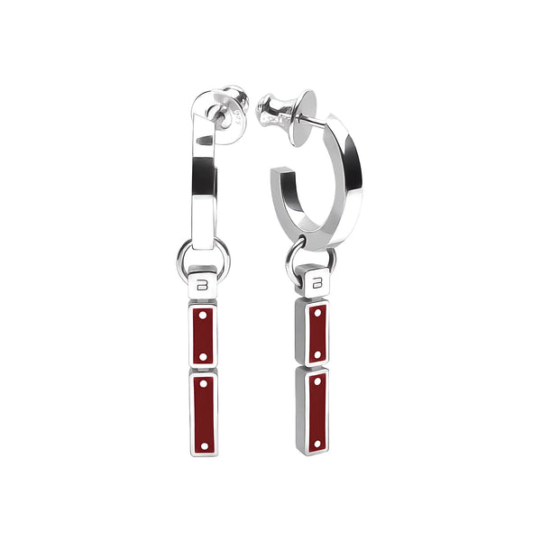 Orecchini Xilo - Burgundy