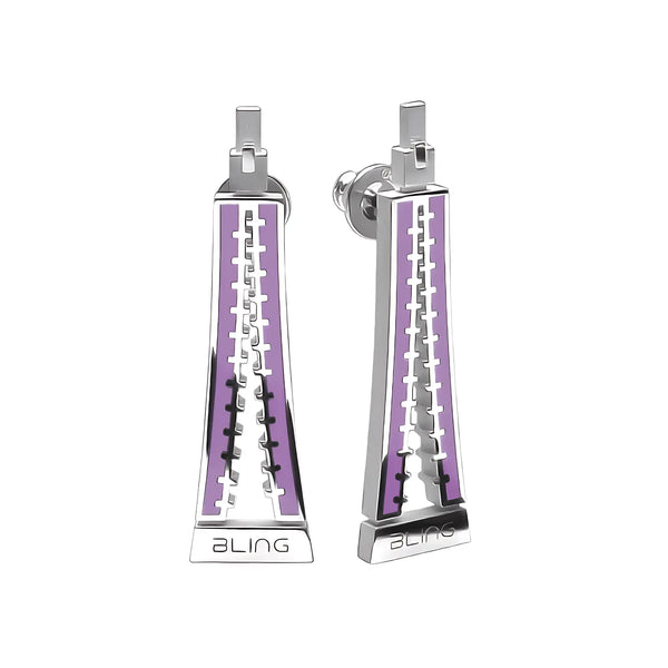 Orecchini Zip - Lavender