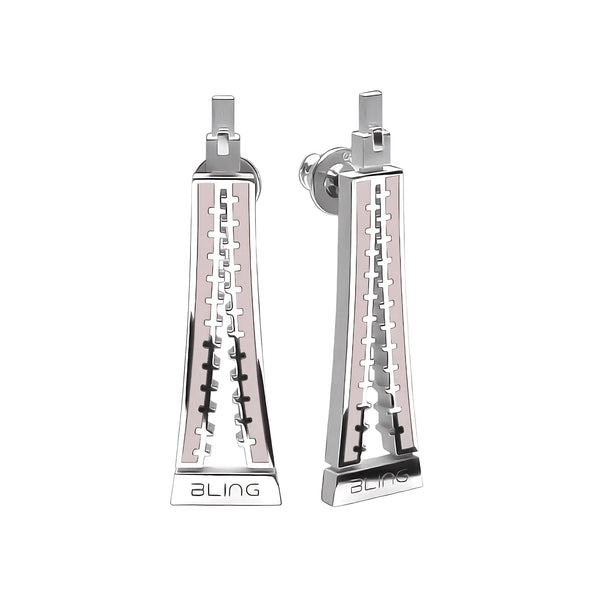 Orecchini Zip - Rose