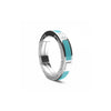 Anello Monogram Multi - Cyan