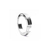 Anello Monogram Verso - Deep White