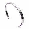 Bracciale Monogram Verso - Aubergine