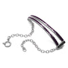 Bracciale Zip - Aubergine